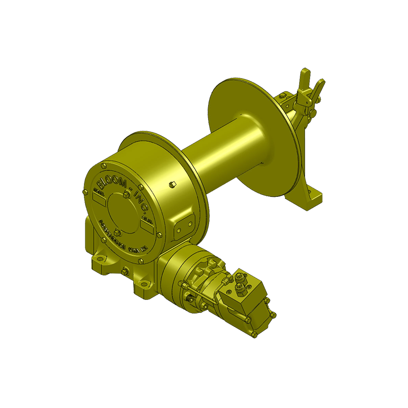 Series 1600KC worm gear winch